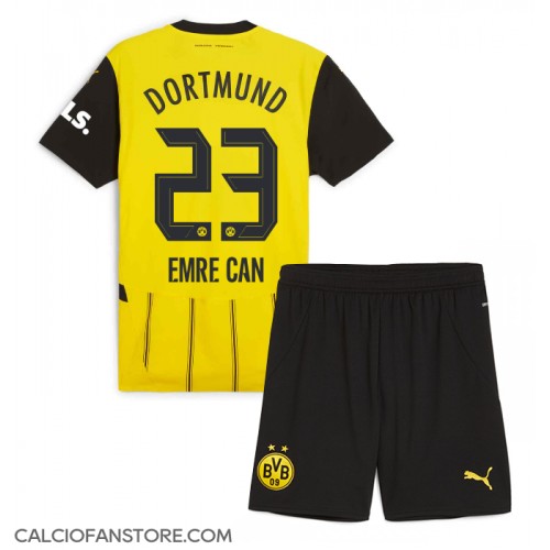 Maglia Calcio Borussia Dortmund Emre Can #23 Prima Divisa Bambino 2024-25 Manica Corta (+ pantaloncini)